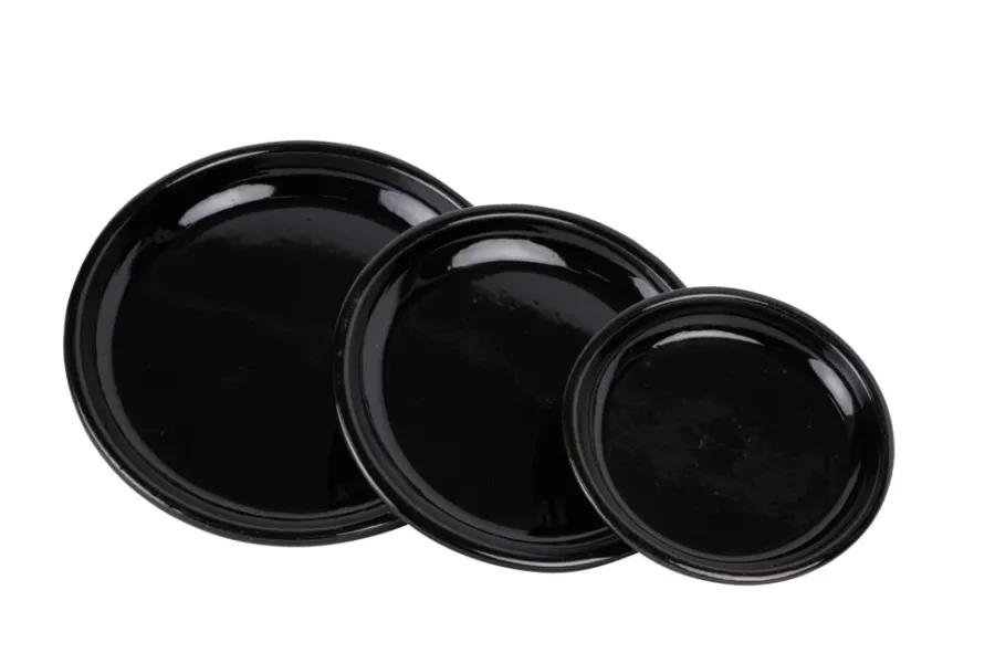 Krukker^Scan-Pot Pottefat blank svart Ø27 cm