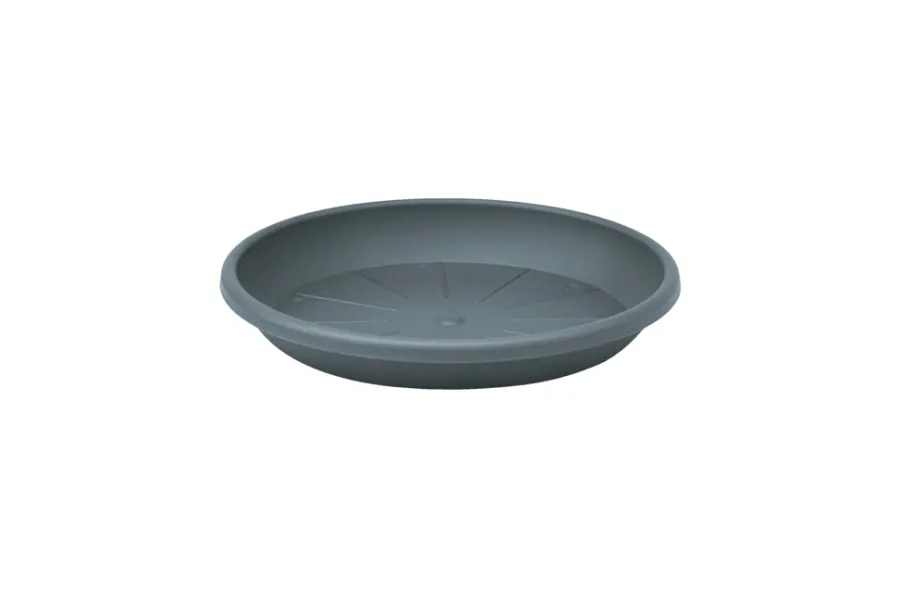 Krukker^ Pottefat Cylindro plast Ø25 cm Grå
