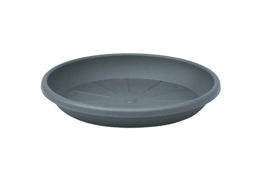 Krukker^ Pottefat Cylindro plast Ø33 cm Grå