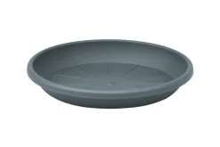 Krukker^ Pottefat Cylindro plast Ø37 cm Grå