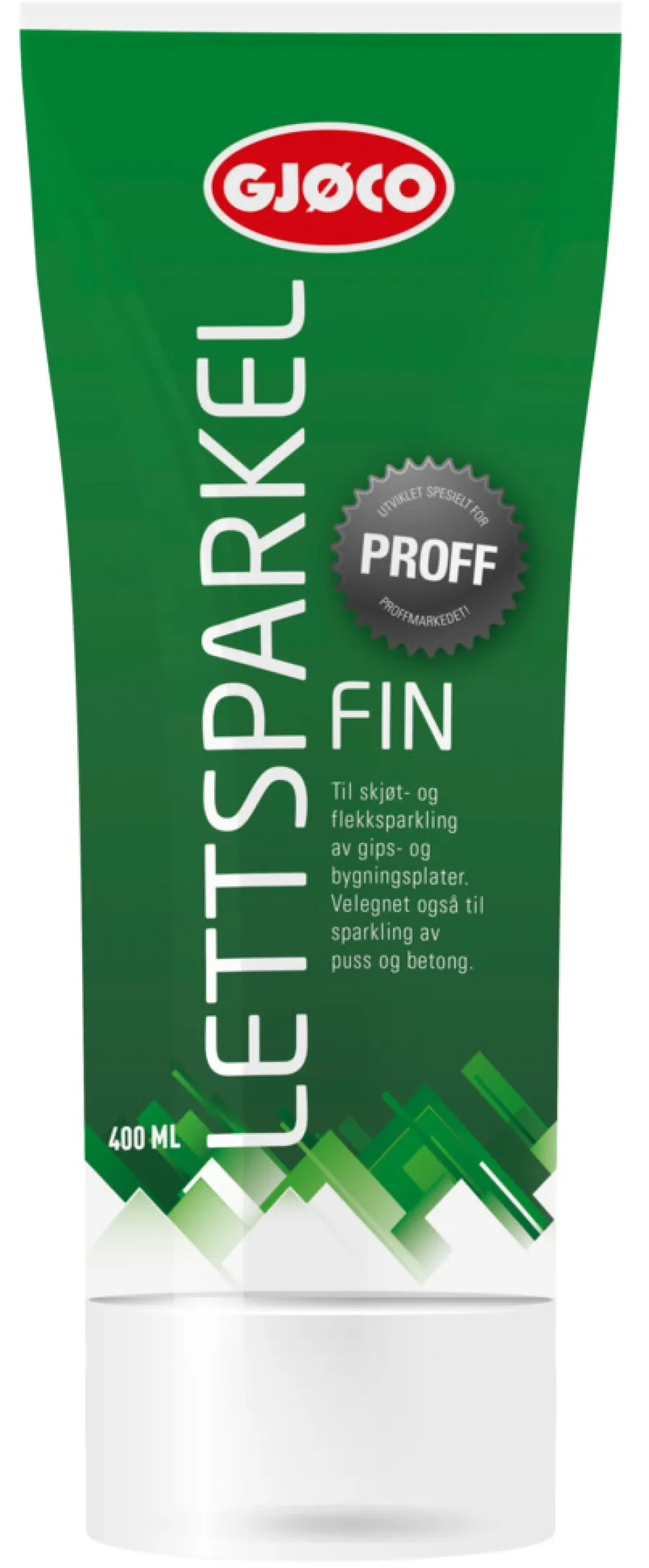 Sparkelmasse^Gjøco Proff lettsparkel fin 400 ml - Grå