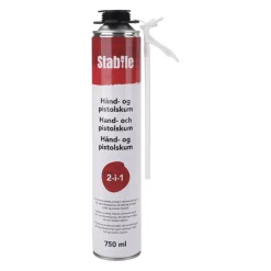 Fugeskum^Stabile PU-skum 2-i-1 750 ml