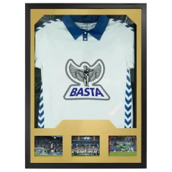 Bilderammer|Supporterutstyr^ Ramme til fotballdrakt og autografer 80 x 60 x 3 cm