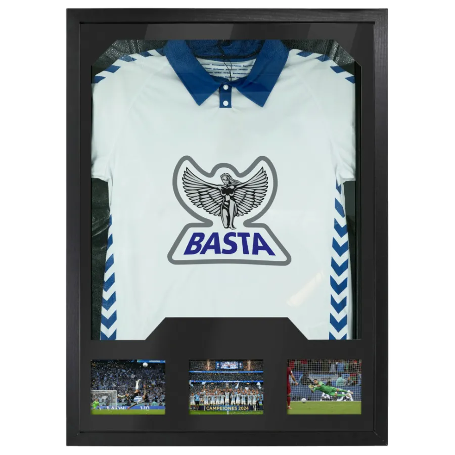 Bilderammer|Supporterutstyr^ Ramme til fotballdrakt og autografer 80 x 60 x 3 cm