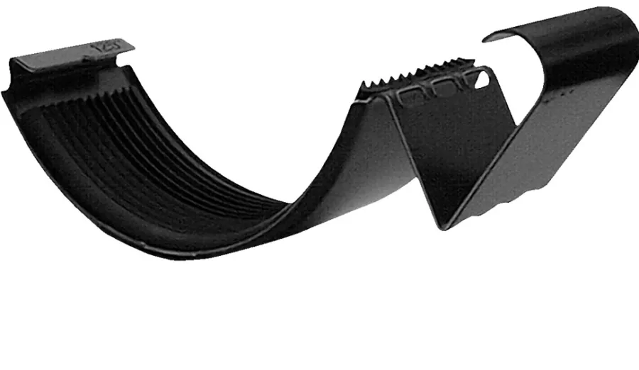 Takrenner^ Renneskjøt stål 125 mm Svart