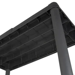 Reoler & Romdelere^Gardeco Reol m/4 hyller plast - Svart