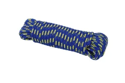 Tau & Snor^ Rep 6 mm x 15 meter blått/gult