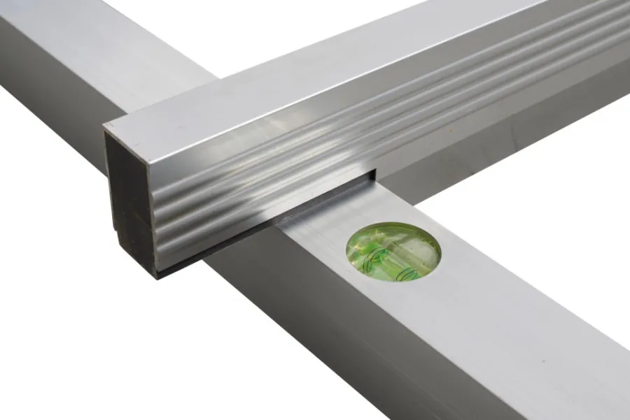 Tilbehør Til Anlegg^Probuilder Rettholtsett aluminium 3 deler 2 meter -