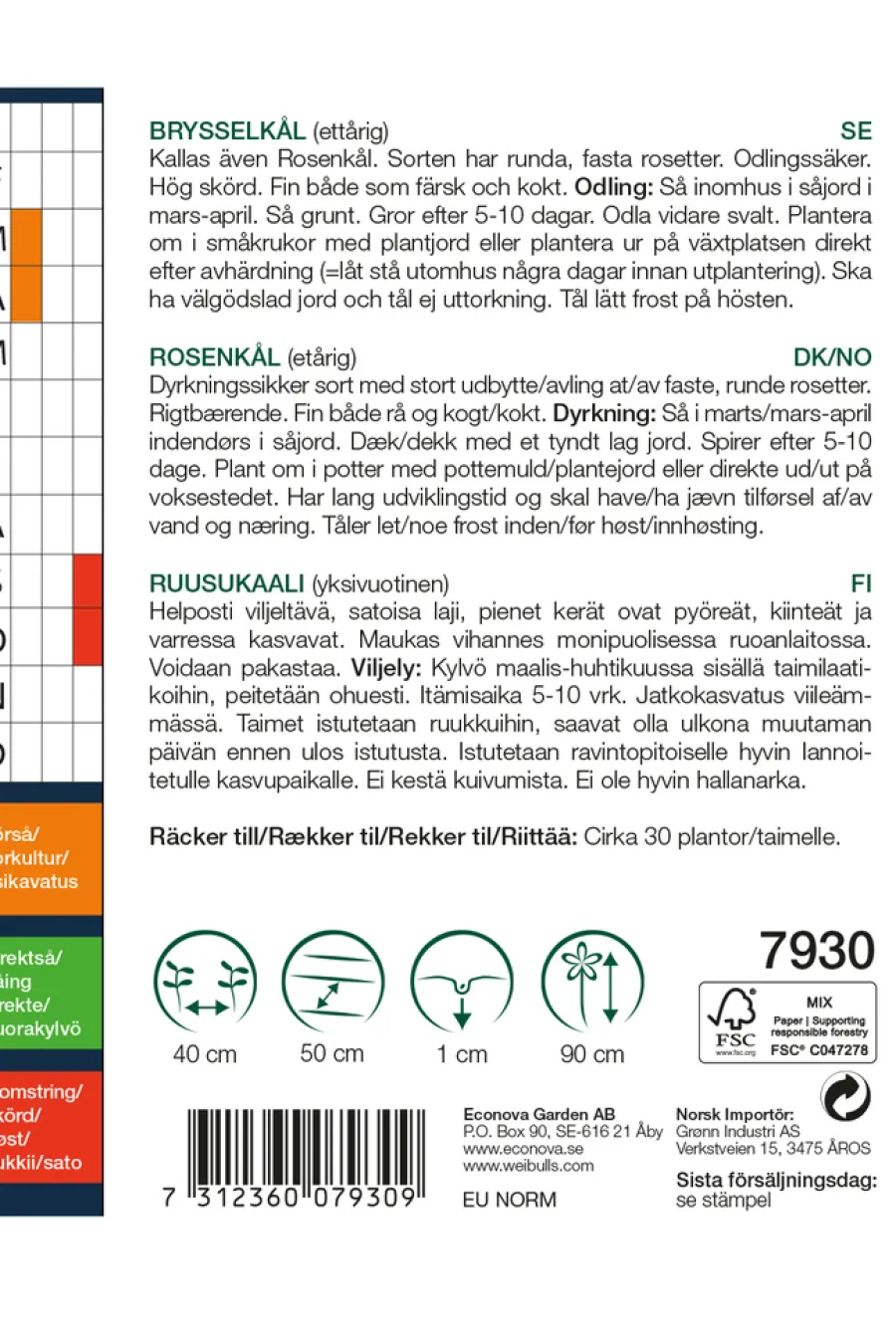 Frø^Weibulls Rosenkål ´Long Island`