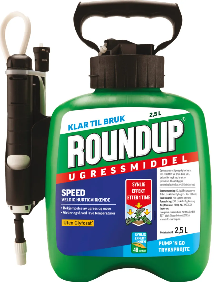 Ugressmidler^Roundup 2,5 liter ferdig blandet