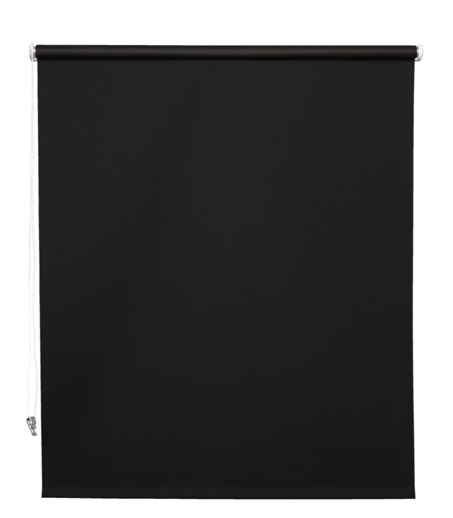 Rullegardiner^ Rullegardin mørklegging svart 80 x 175 cm
