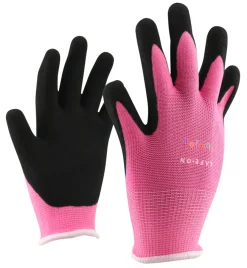 Hageredskaper For Barn|Arbeidshansker^Safe-On Junior hansker 4-6 år Rosa
