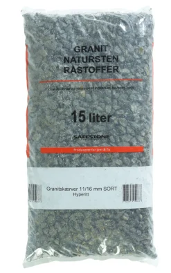 Grus Og Stein^Safestone by ZURFACE Safestone dekorstein 25 kg - Sortkoks Hyperit