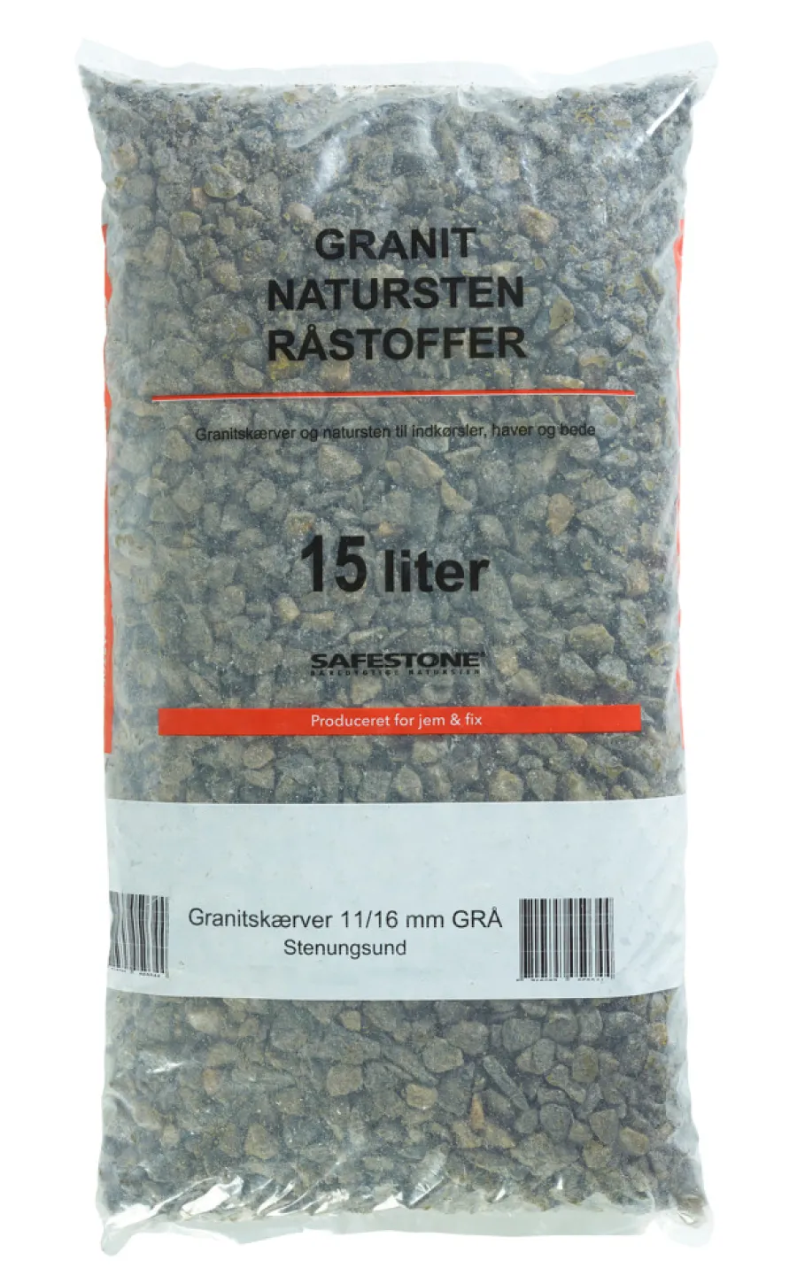 Grus Og Stein^Safestone by ZURFACE Safestone dekorstein 11/16 mm grå Stenungsund