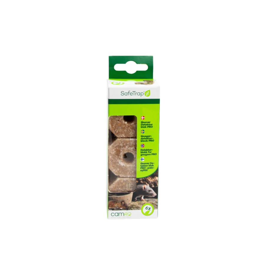 Feller^SafeTrap Gnager detektorblokk PRO 6-pk.