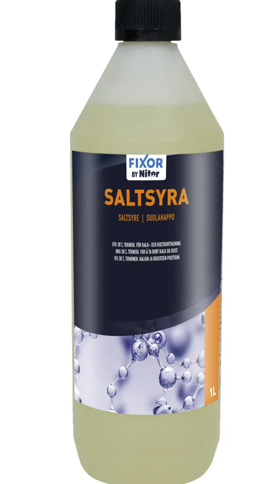 Øvrige Kjemikalier^ Saltsyre 30% 1 liter FIXOR