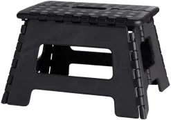 Campingutstyr|Trappestiger^ Sammenleggbar krakk 32 x 25 x 22 cm Svart