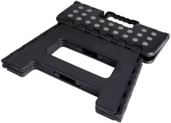 Campingutstyr|Trappestiger^ Sammenleggbar krakk 32 x 25 x 22 cm Svart