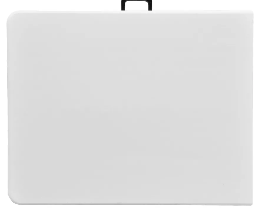 Telt & Campingmøbler|Hagebord^ Sammenleggbart bord stål/plast 180 x 75 cm Hvit