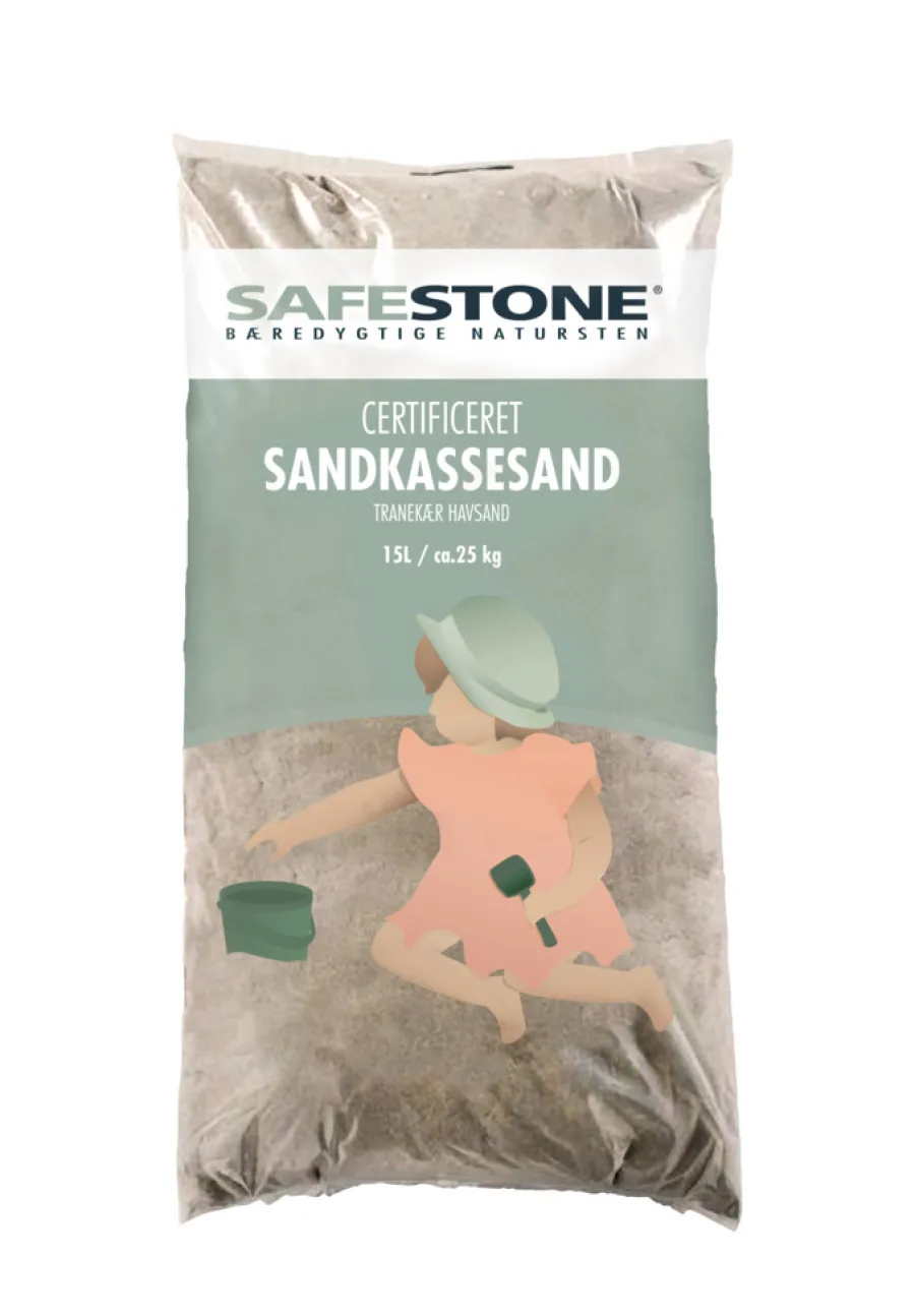 Sand & Grus^Safestone by ZURFACE Sandkassesand sertifisert 15 liter/25 kg