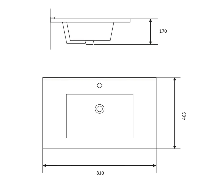 Baderomsinnredning|Servanter^REN Servant Deluxe 80 cm NR12 -