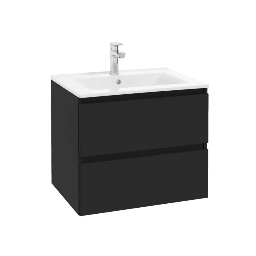 Baderomsinnredning^REN Servantskap Deluxe 60 cm - matt svart