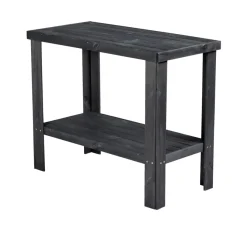 Sesongavslutning|Øvrige Hagemøbler^ Sidebord i tre med 1 hylle 90 x 45 cm