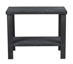 Sesongavslutning|Øvrige Hagemøbler^ Sidebord i tre med 1 hylle 90 x 45 cm