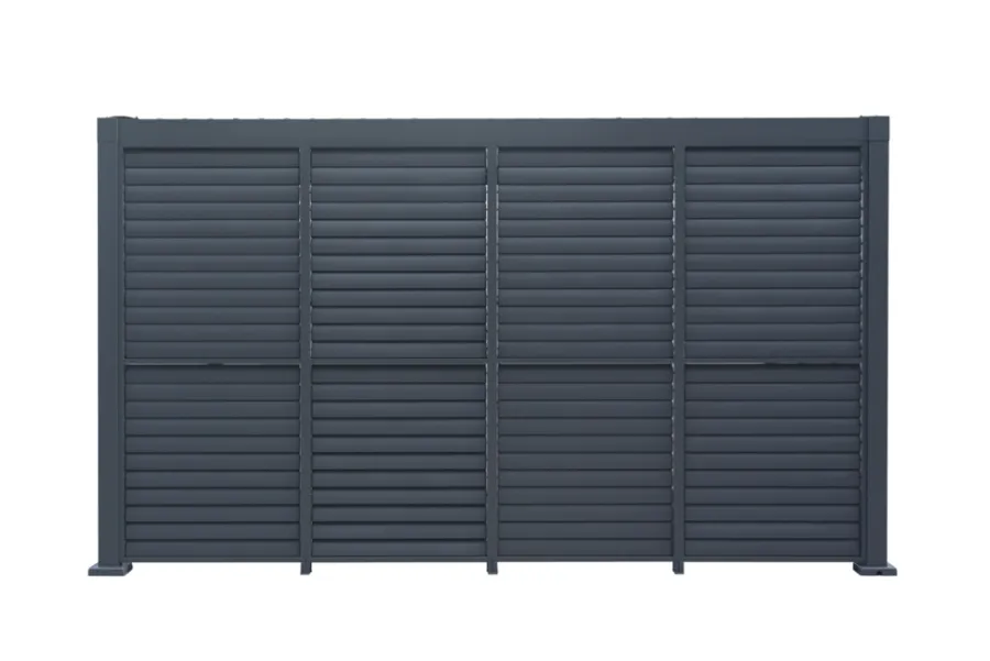 Paviljonger & Partytelt^Outfit Sidepanel med justerbare lameller til pergola 4 meter -