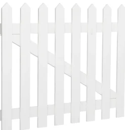 Gjerder|Hageporter^ Skagenport 100 x 80 cm hvit