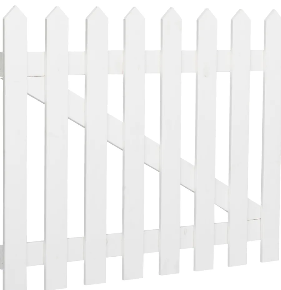 Gjerder|Hageporter^ Skagenport 100 x 80 cm hvit