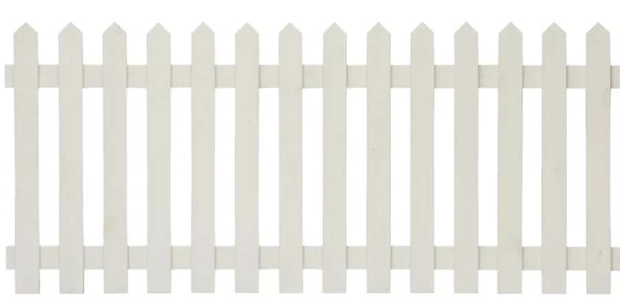 Gjerder^ Skagen stakittgjerde 180 x 80 cm hvit