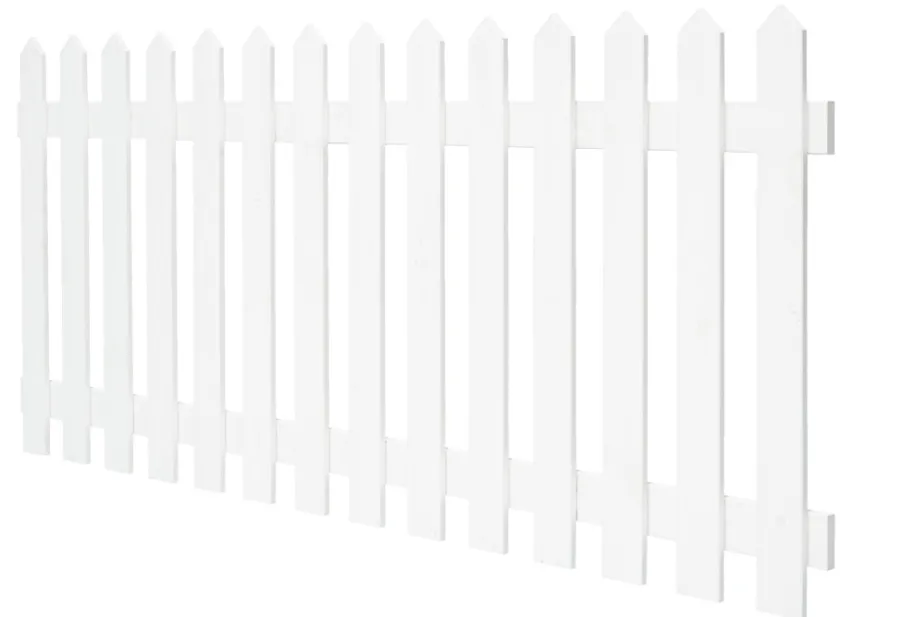 Gjerder^ Skagen stakittgjerde 180 x 80 cm hvit