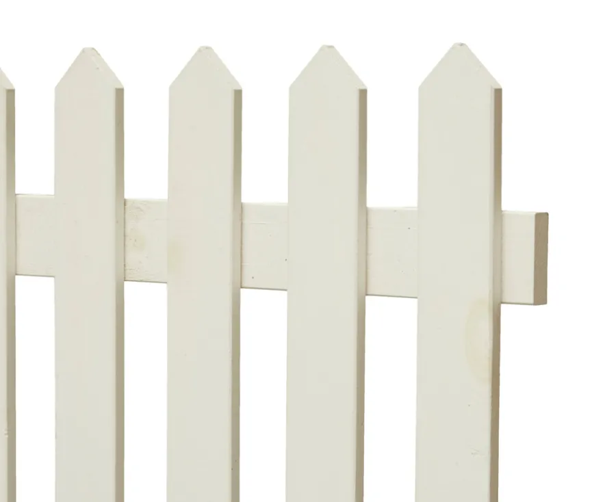 Gjerder^ Skagen stakittgjerde 180 x 80 cm hvit