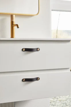 Grep & Hengsler^ Skinnhåndtak 12,8 cm 2-pk. Svart