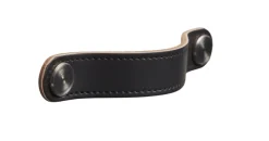 Grep & Hengsler^ Skinnhåndtak 12,8 cm 2-pk. Svart