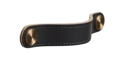 Grep & Hengsler^ Skinnhåndtak 12,8 cm 2-pk. Svart