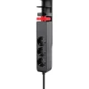 Grenuttak & Skjøteledninger^Elworks Skjøteledning 3-veis m/klemme, schuko, USB og bryter svart 1,4 m