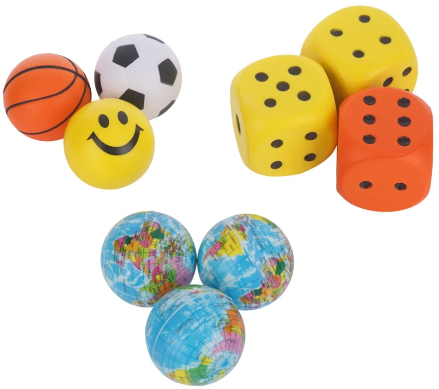 Leker^Ud & Leg Skumball - 3 stk.