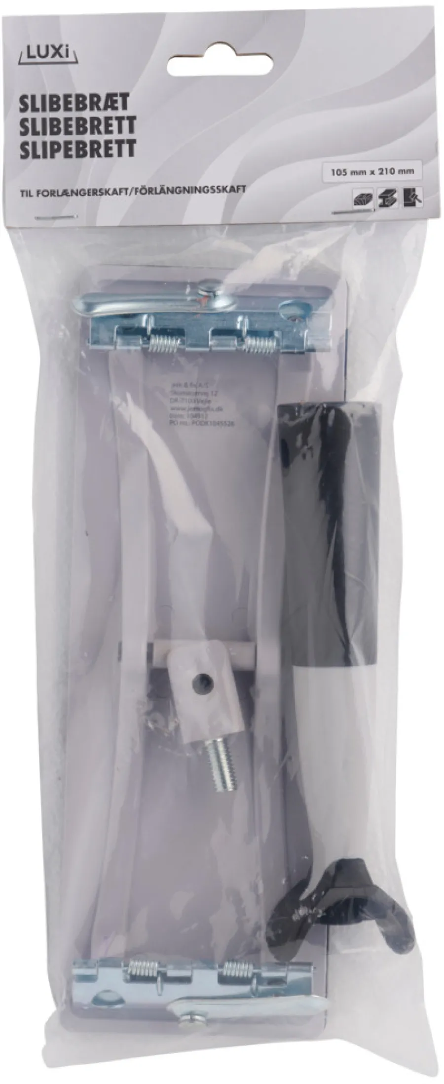 Sandpapir^Luxi Slipebrett 8 x 23 cm -