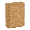Sandpapir^Luxi Slipekloss i kork - 93 x 70 x 30 mm