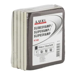 Sandpapir^Luxi Slipepute korn 180 - 10 x 12 cm - 5 stk.