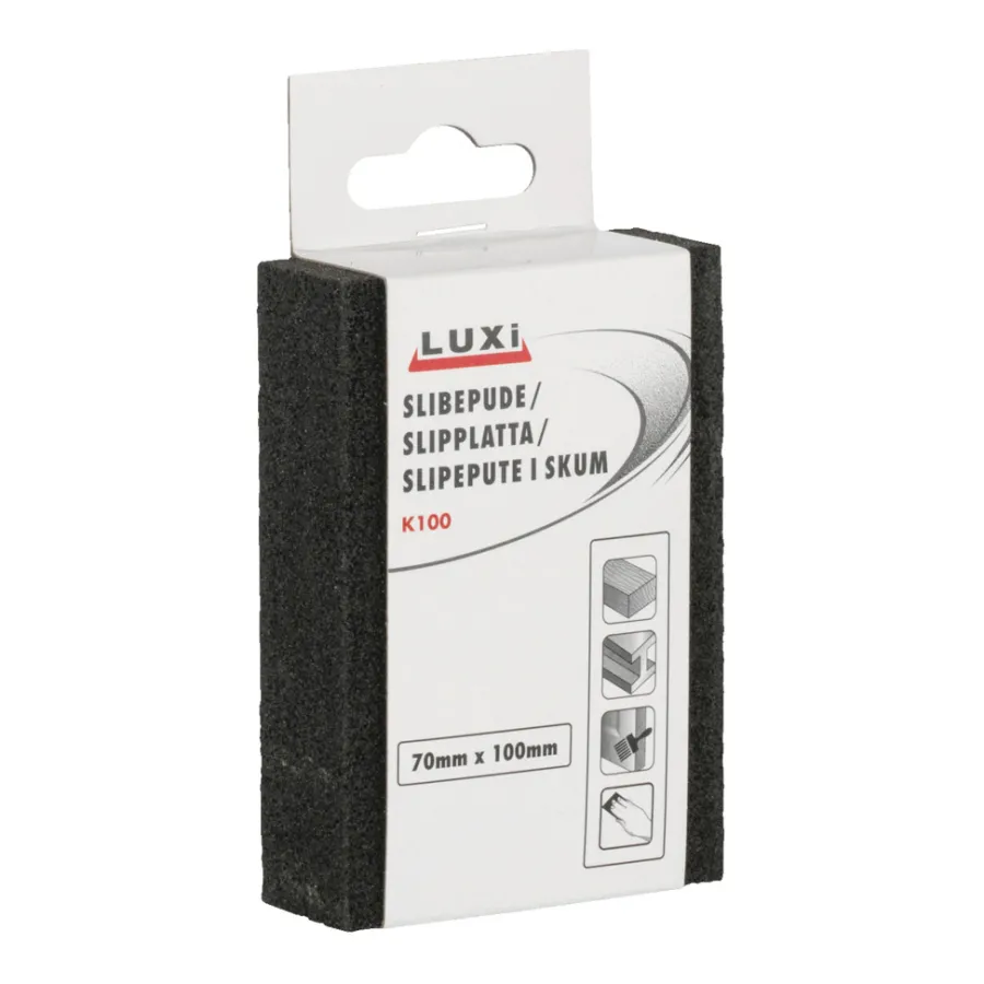 Sandpapir^Luxi Slipepute korn 100 - 70 x 100 mm
