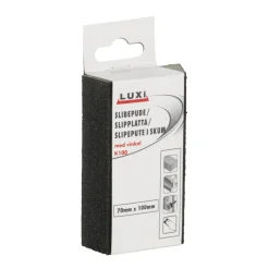 Sandpapir^Luxi Slipepute med vinkel korn 100 - 70 x 100 mm