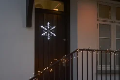 Dekorativ Belysning - Utendørs^Stemning Snøfnugg med 24 LED akryl Ø40 cm