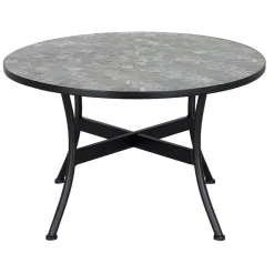 Hagebord|Loungemøbler^Sunlife Sofa/loungebord Rom mosaikk Ø76 cm - ® Multi/svart