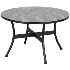 Hagebord|Loungemøbler^Sunlife Sofa/loungebord Rom mosaikk Ø76 cm - ® Multi/svart
