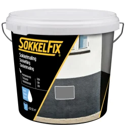 Tak-, Mur- & Sokkelmaling^SokkelFix Sokkelmaling vannbasert 5 liter - grå