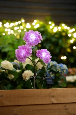 Dekorativ Belysning - Utendørs|Solcellelamper^Garden Solcelleblomst Hortensia – ®