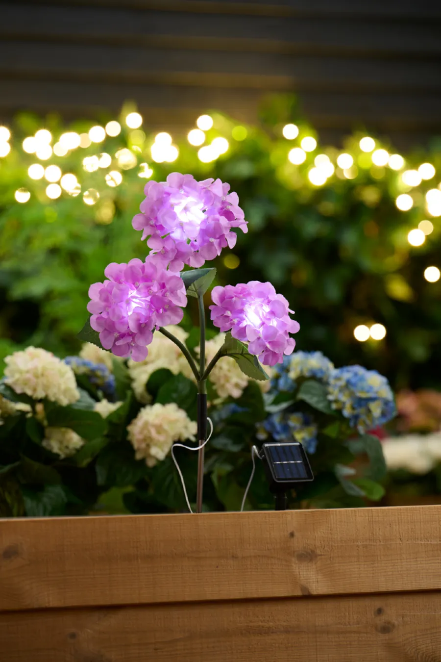 Dekorativ Belysning - Utendørs|Solcellelamper^Garden Solcelleblomst Hortensia – ®